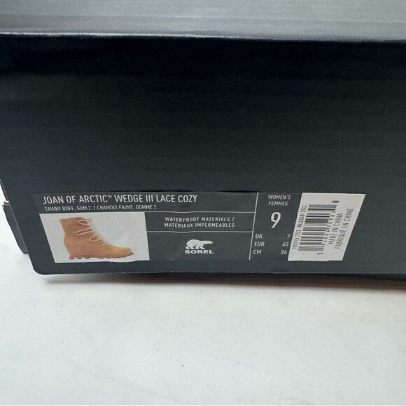 WOMEN'S JOAN OF ARCTIC™ WEDGE III LACE COZY BOOTIE New in Box - Picture 6 of 11